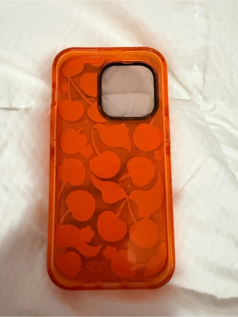 Casetify Orange Pink Cherry Pattern Phone Case - IPhone 14 Pro